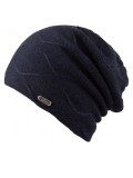 Beanie Courtney, met fleece, navy - chemo muts / alopecia muts (winter)
