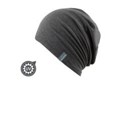 Top Aca Dark Grey met UV bescherming - chemo mutsje / alopecia mutsje goedkope chemo mutsjes winkel - Top Aca Grey met UV bescherming