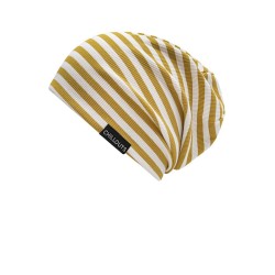 Beanie Bangkok Curry - chemo mutsje / alopecia mutsje hippe chemo mutsjes katoen - Beanie Bangkok Curry
