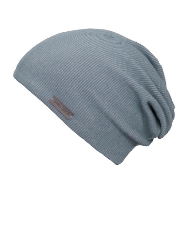 goedkope chemo mutsjes katoen - Beanie Trikala washed Blue