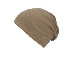 Beanie Valletta brown - chemo mutsje / alopecia mutsje goedkope chemo mutsjes winkel - Beanie Valletta Brown