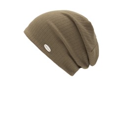 Beanie Kamza Brown - chemo mutsje / alopecia hoofdbedekking Goedkope chemo mutsjes winkel Mooihoofd - Beanie Kamza Brown