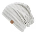 Beanie Cambridge Grey Stripes - chemo mutsje / alopecia mutsje chemo mutsjes dames Mooihoofd - Beanie Cambridge grey Stripes