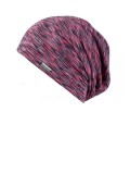 Beanie Helsinki zwart/roze met UV-Bescherming - chemo mutsje / alopecia mutsje Chemo mutsjes Mooi Hoofd - Beanie Helsinki zwart/roze met UV-Bescherming