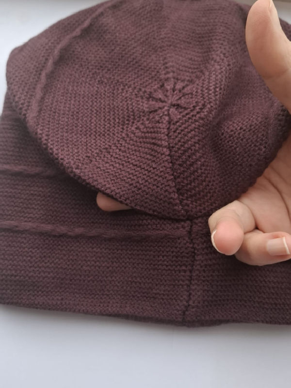 Chemo muts winter - Beanie Artemis bordeaux - chemo muts winkel