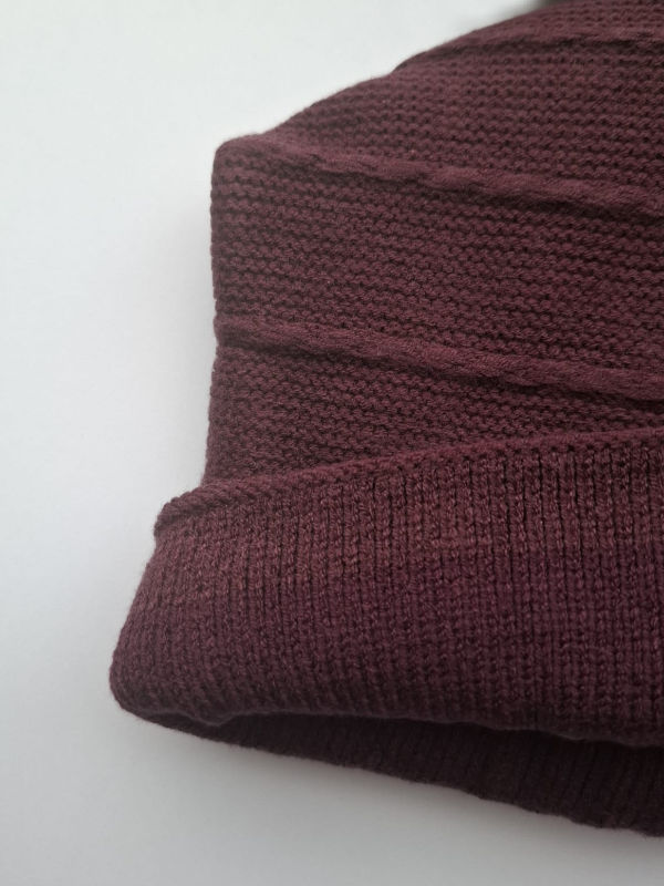 Chemo muts winter - Beanie Artemis bordeaux - chemo muts winkel