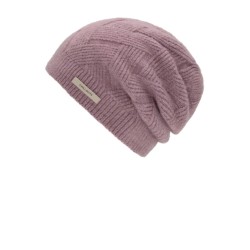 hippe chemo mutsjes winkel - Beanie Vanja roze, met fleece - chemo muts winter