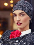 Mutsje Ruby Skye Boho Spirit zwart/wit - chemo muts / alopecia hoofdbedekking Mutsje Ruby Skye Boho Spirit zwart/wit - chemo muts / alopecia hoofdbedekking