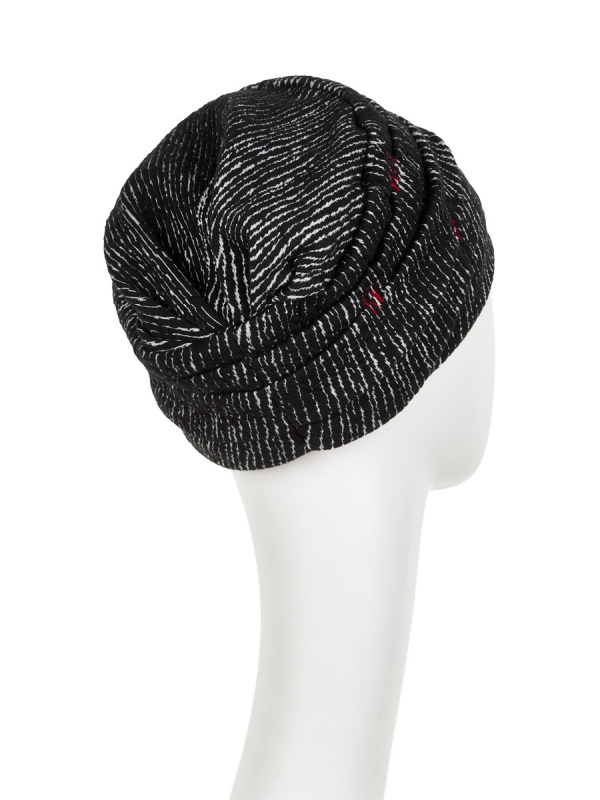 Mutsje Ruby Skye Boho Spirit zwart/wit - chemo muts / alopecia hoofdbedekking Mutsje Ruby Skye Boho Spirit zwart/wit - chemo muts / alopecia hoofdbedekking