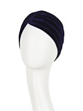 Turban Pearl Boho Spirit - Velvet Navy - chemo turban velvet / alopecia hoofdbedekking Turban Pearl Boho Spirit - Velvet Navy - chemo turban velvet / alopecia hoofdbedekking