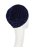 Turban Pearl Boho Spirit - Velvet Navy - chemo turban velvet / alopecia hoofdbedekking Turban Pearl Boho Spirit - Velvet Navy - chemo turban velvet / alopecia hoofdbedekking