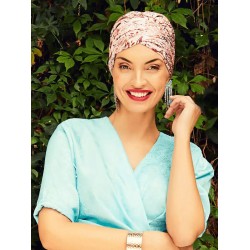 Hippe Chemo mutsjes winkel -Turban Sapphire Oriental Rose Paisley