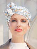 Sjaalmutsje Beatrice - Ikat Blues - chemo sjaaltje / alopecia hoofddoekje Chemo mutsjes Christine - Sjaalmutsje Beatrice - Ikat Blues - voorgevormd chemo sjaaltjeoofddoekje