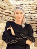 voorgevormde chemo sjaals - Sjaalmutsje Beatrice Shades of Africa