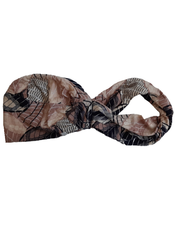 Turban Shakti Linnen Caramel Dreams - chemo muts / alopecia mutsje Turban Shakti Linnen Caramel Dreams - chemo muts / alopecia mutsje
