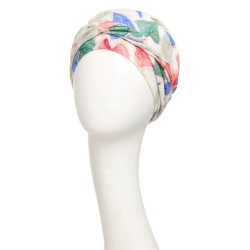 Hippe chemo mutsjes winkel - Turban Shakti Tropical Blossom - alopecia vrouwen