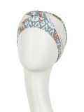 Turban Shakti Ikat Blues - chemo mutsje / alopecia mutsje Turban Shakti Ikat Blues - chemo mutsjes Christine headwear