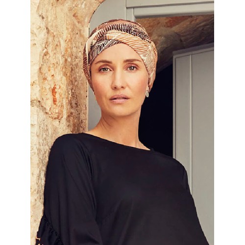 Turban Shakti - Shades of Africa - chemo hoofdbedekking / alopecia mutsje