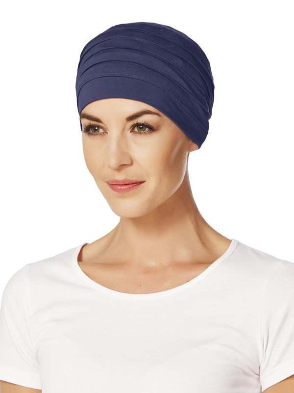Chemo mutsjes Christine Headwear Nederland - Top Yoga Dark Blue