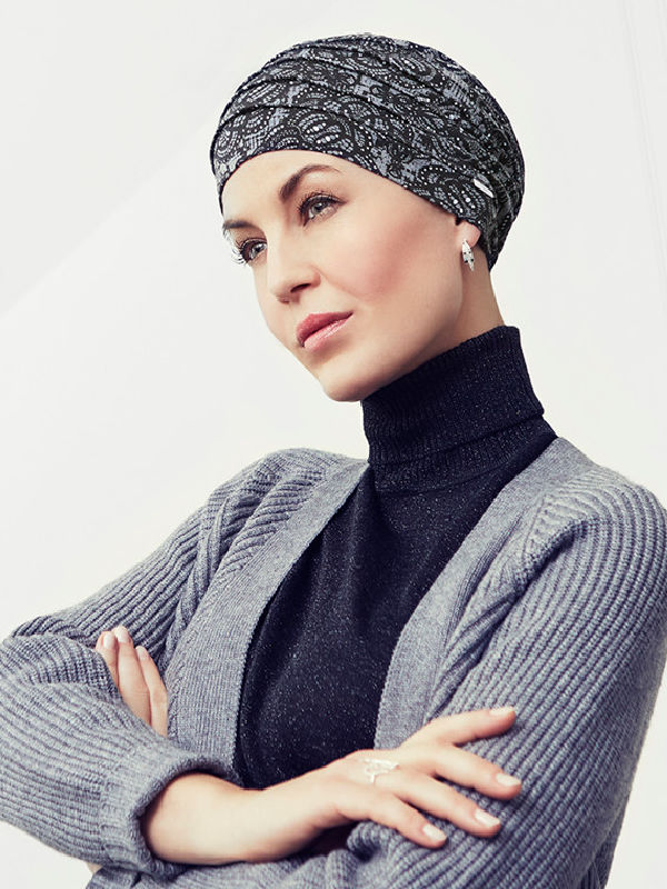 Top Yoga Rococo Lace - chemo mutsje / alopecia mutsje Top Yoga Rococo Lace - chemo mutsje / alopecia mutsje