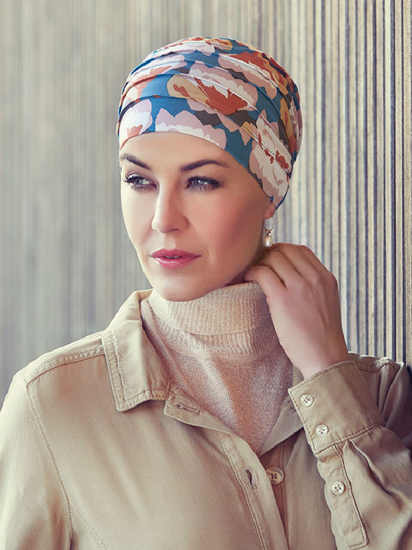 Top Yoga Autumn Cherries - chemo mutsje / alopecia mutsje Top Yoga Autumn Cherries - chemo mutsje / alopecia mutsje