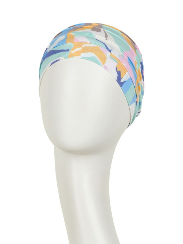 Top Yoga Graphic Zebra - chemo mutsje / alopecia mutsje Chemo mutsjes Christine - Top Yoga Graphic Zebra