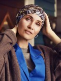 Chemo mutsjes chemo haaruitval - Top Yoga Autumn Blues - alopecia mutsje