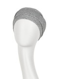 Turban Nelly V grijs - chemo mutsje / alopecia hoofdbedekking Turban Nelly V grijs - chemo mutsje / alopecia hoofdbedekking