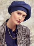 Marie V Baret - jeans - chemo muts / alopecia hoofdbedekking Chemo mutsjes Christine Headwear - Marie V Baret - jeans