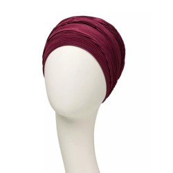 Turban Luna Bordeaux - chemo hat / alopecia turban