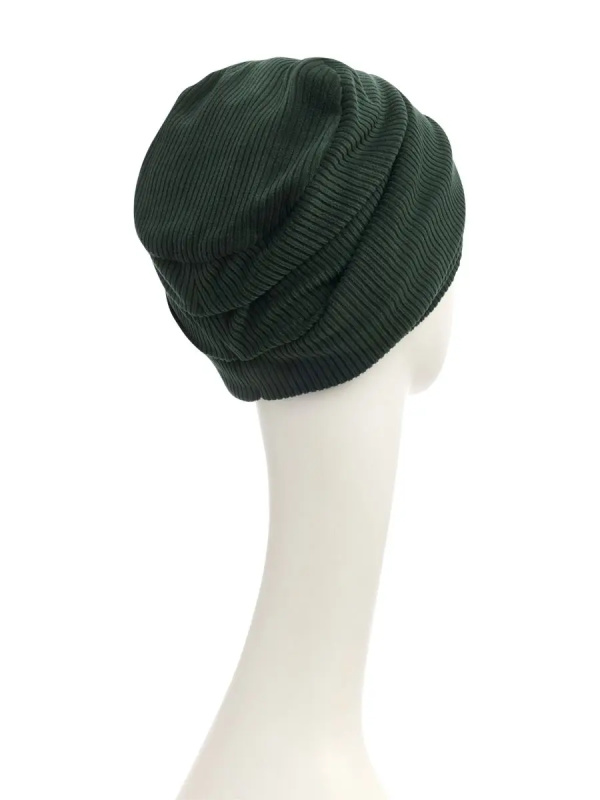 Chemo mutsjes Christine Headwear Nederland - Turban Hoc Lea - cadet green