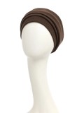 Chemo mutsjes Christine Headwear Nederland - Turban Hoc Lea - dusty walnut