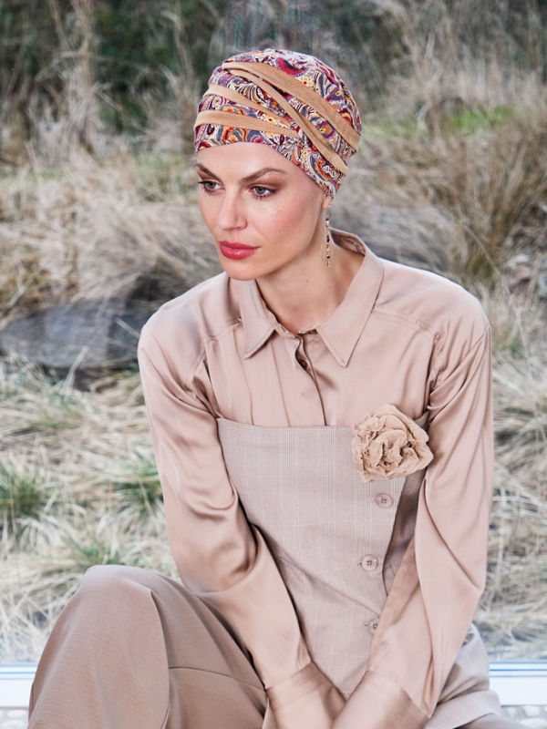 hippe chemo mutsjes Christine Headwear - Top Shanti Moroccan Paisley - chemo muts
