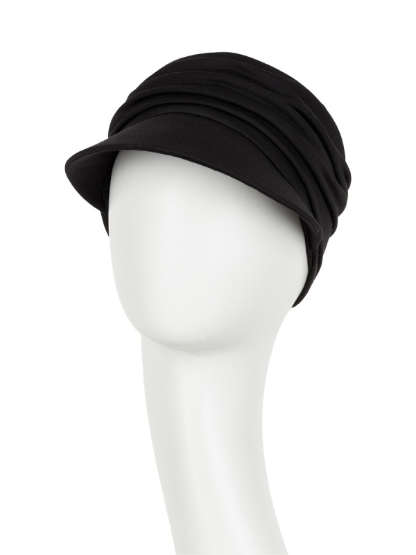 Pet B.B. Bella Black - chemo mutsje / alopecia mutsje Pet B.B. Bella Black - chemo mutsje / alopecia mutsje van Christine Headwear