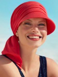Pet B.B. Brianca Red - chemo mutsje / alopecia mutsje Pet B.B. Brianca Red - chemo mutsjes christine