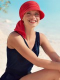 Pet B.B. Brianca Red - chemo mutsje / alopecia mutsje Pet B.B. Brianca Red - chemo mutsjes christine