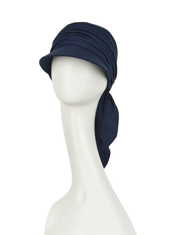 Pet B.B. Brianca Blue - chemo muts / alopecia mutsje Pet B.B. Brianca Blue - chemo muts / alopecia mutsje