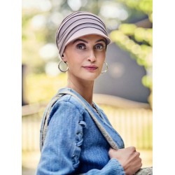 Pet HocYoga - Bruin - chemo muts / alopecia mutsje Chemo Pet HocYoga - Bruin - chemo petjes - chemo mutsjes christine