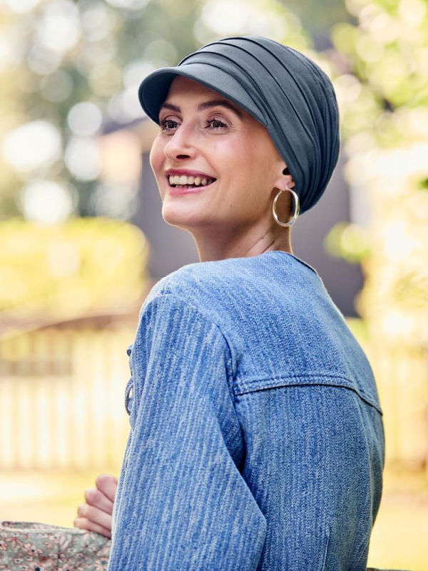 Chemo Pet HocYoga - Blauw - chemo petjes - hippe chemo mutsjes christine