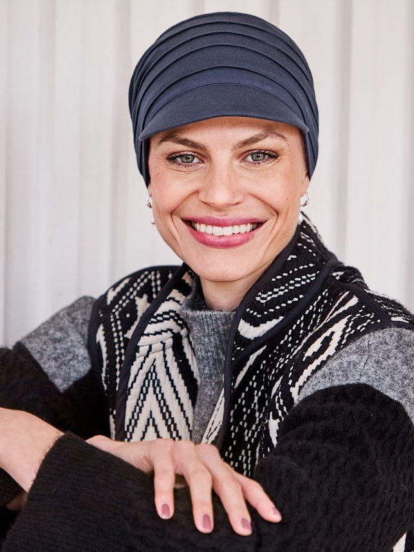 Chemo Pet HocYoga - Blauw - chemo petjes - hippe chemo mutsjes christine
