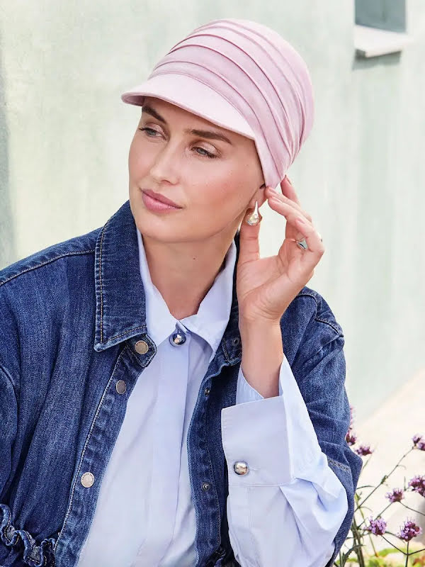 Chemo Pet HocYoga - Roze Melange - chemo petjes - chemo mutsjes christine