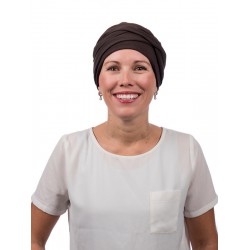 Top PLUS brown - chemo hat / alopecia hat Top PLUS brown - chemo hat / alopecia hat