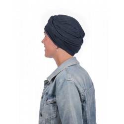 Top PLUS jeans - chemotherapy headcover / alopecia headwear Top PLUS jeans - chemotherapy headcover / alopecia headwear