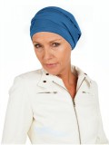 Chemo mutsjes Mooihoofd - Top PLUS blauw 