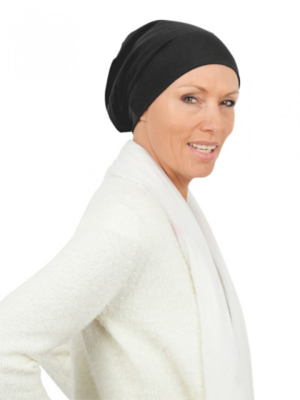 Top Tio zwart - chemo mutsje / alopecia mutsje Top Tio zwart - chemo mutsje / alopecia mutsje
