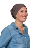 Top Tio bruin melee - chemo mutsje / alopecia mutsje Top Tio bruin melee - chemo mutsje / alopecia mutsje