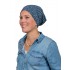 Chemo mutsjes winkel Mooihoofd - Top Tio Confetti Blauw - haaruitval chemo