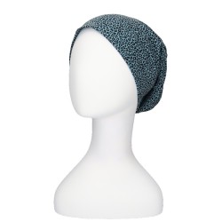 Top Tio Leopard blue - chemo hat / alopecia hat Top Tio Leopard blue - chemo hat / alopecia hat