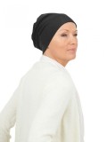 Chemo mutsjes katoen - Top Tio zwart - chemomuts / alopecia mutsje
