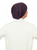 goedkope chemo mutsjes winkel - Top Tio aubergine - chemo muts